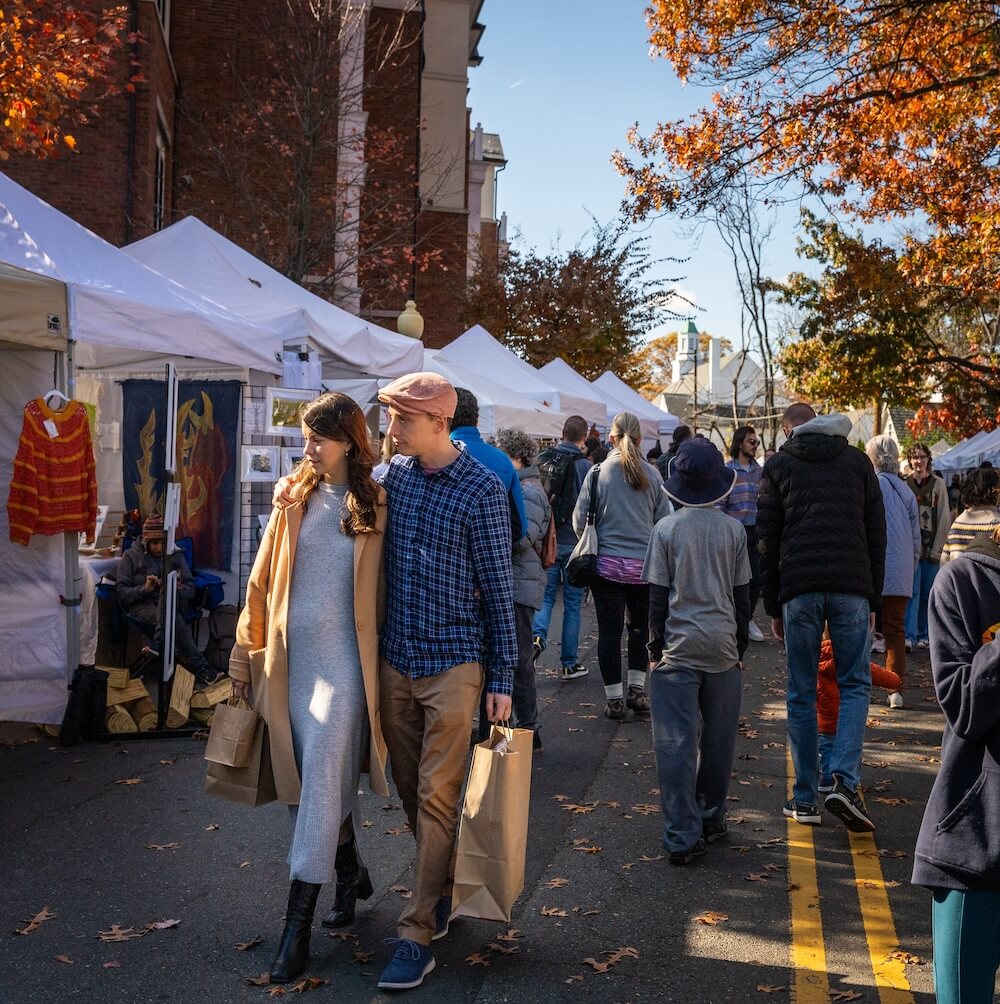Sauce for the Goose is an annual outdoor art market in Princeotn, NJ.