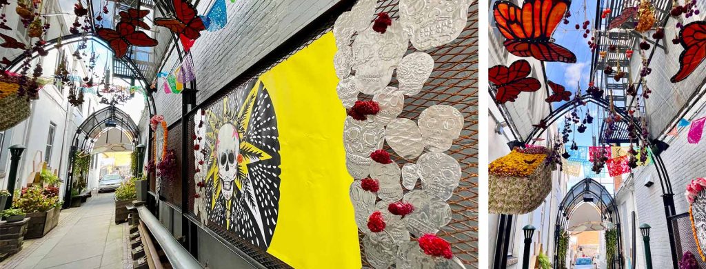 Day of the Dead Dohm Alley Installation