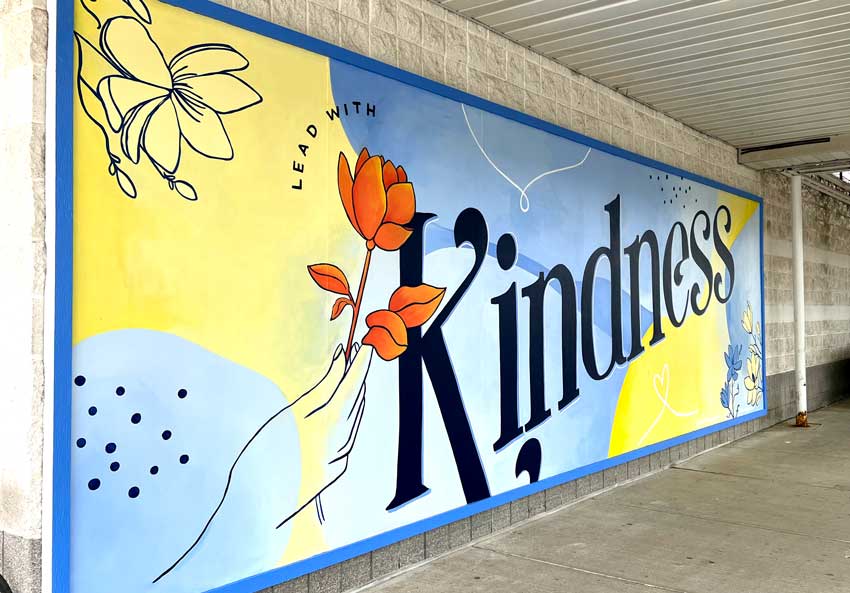 Lead with Kindness Mural