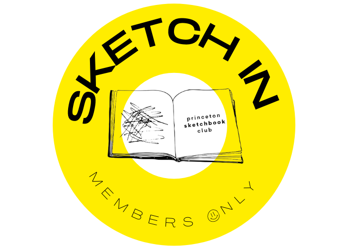 Members are invited to a Princeton Sketchbook Club Sketch-In