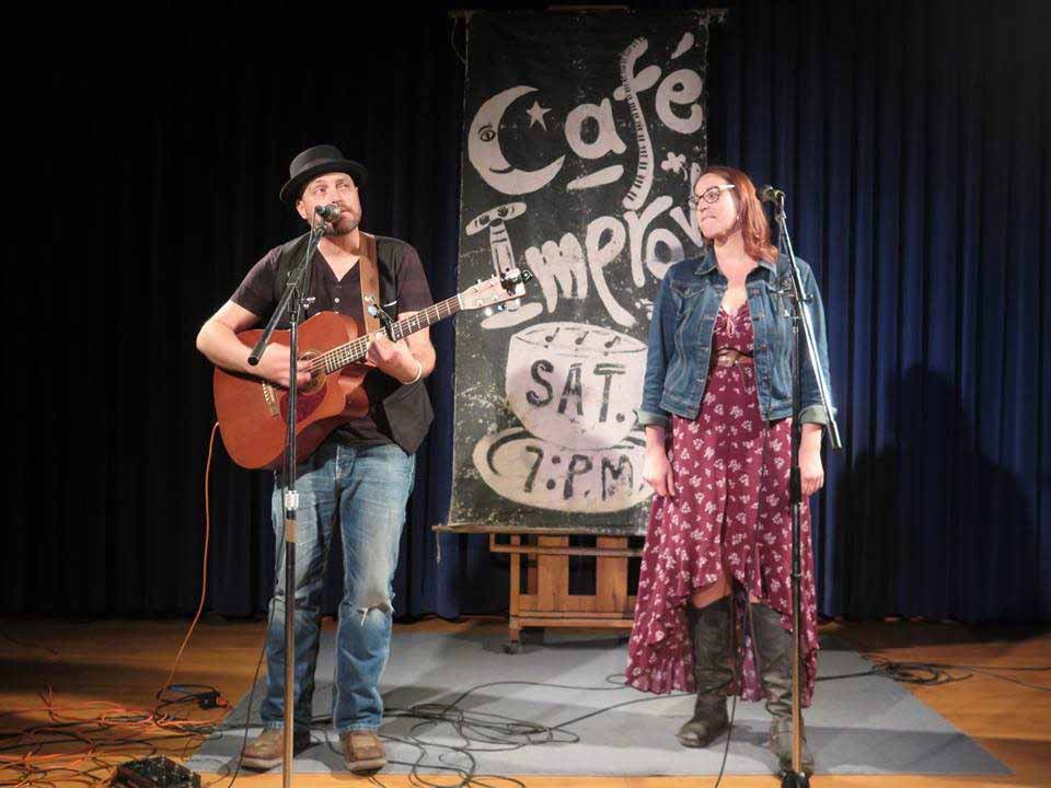 Performers at Café Improv