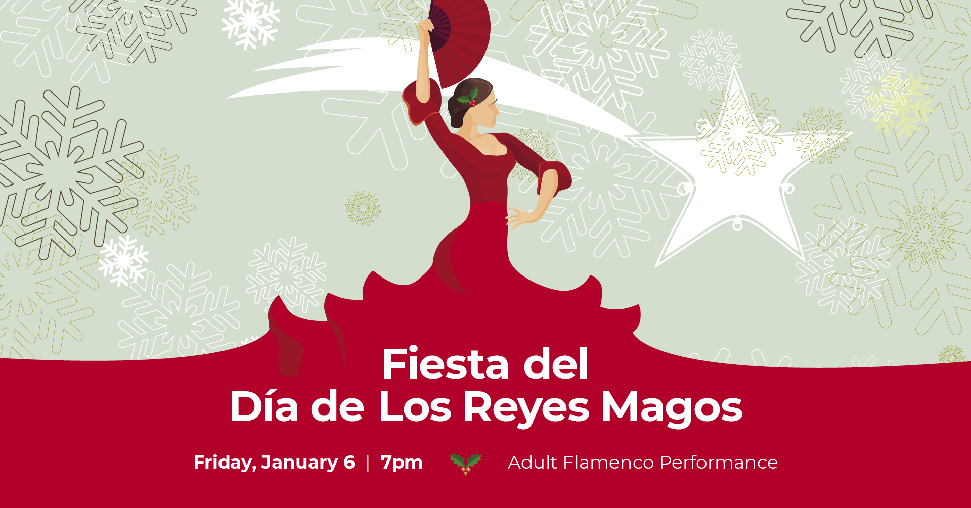 Celebrate the end of the holiday season with an afternoon of Flamenco dance.
