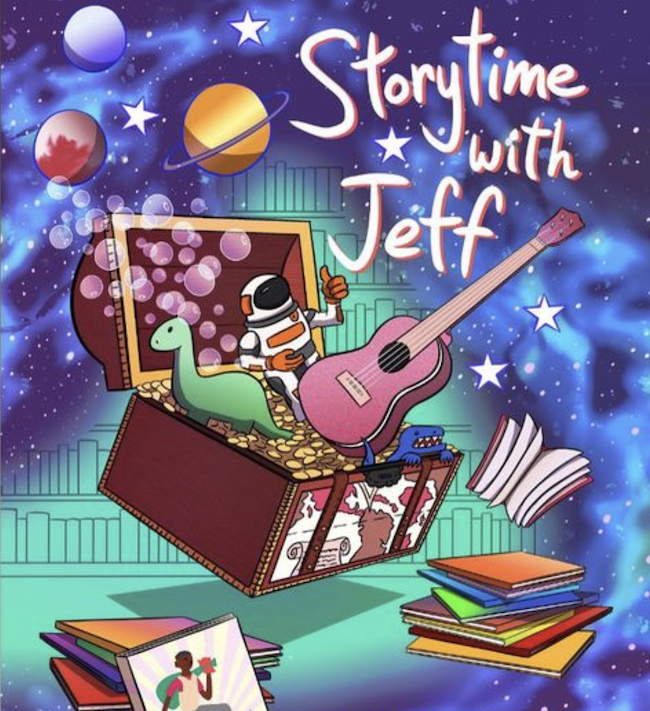Storytime with Jeff is a weekly story time for ages 0-8 at the Arts Council of Princeton.