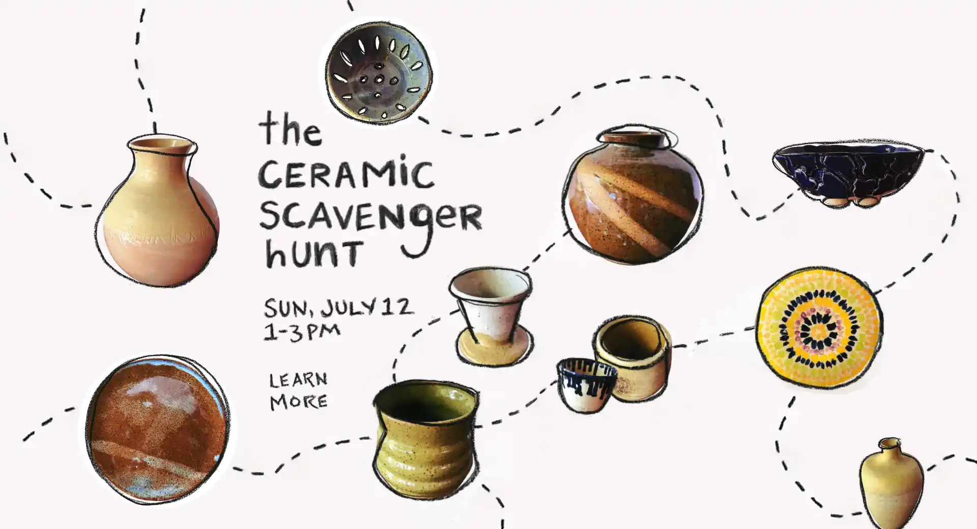 the ceramic scavenger hunt is happening sunday, july 12 in downtown princeton from 1-3pm. click here to learn more.