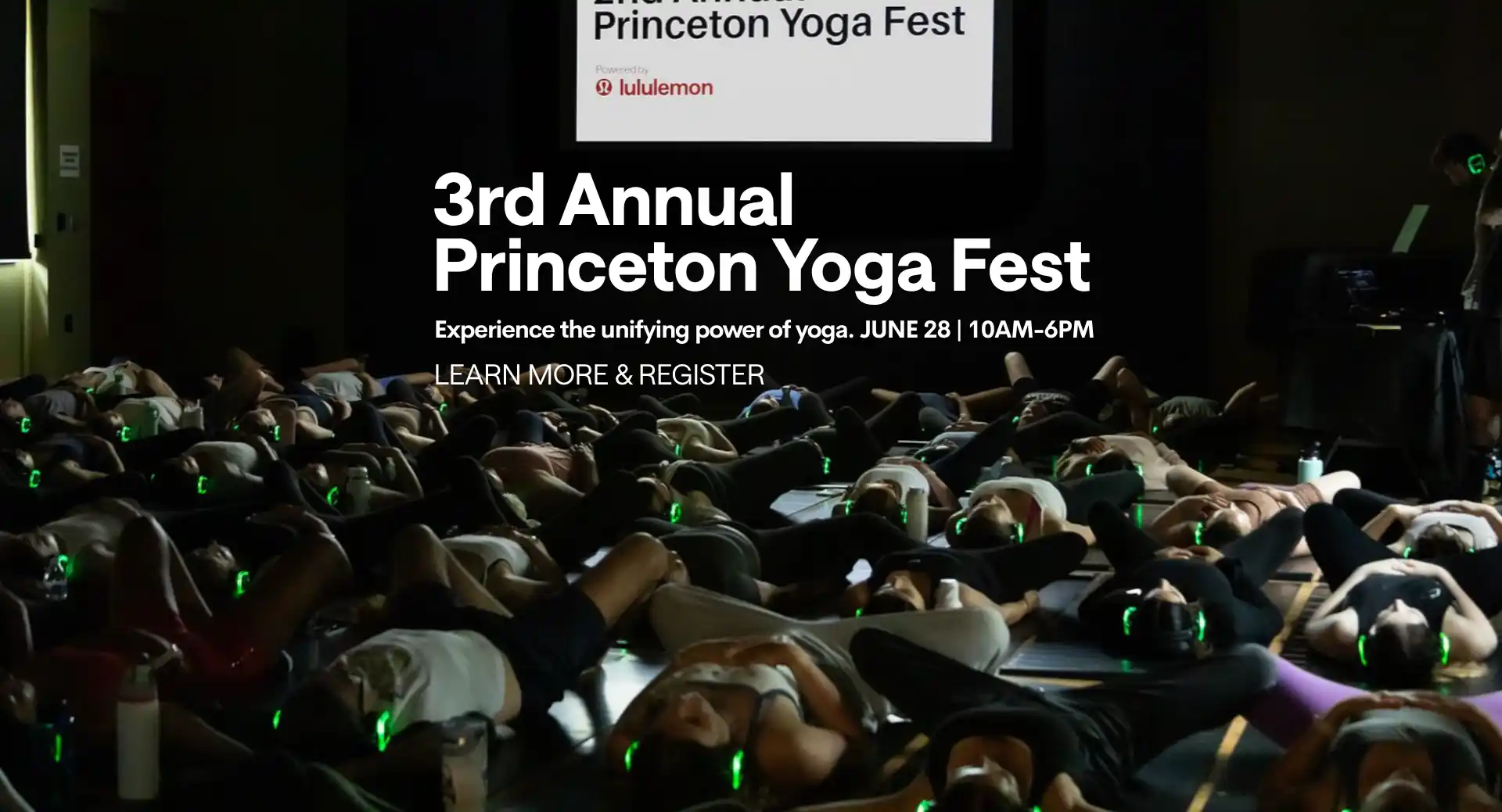 3rd Annual Princeton Yoga Fest is happening June 28. Experience the unifying power of yoga. Click to learn more and register.